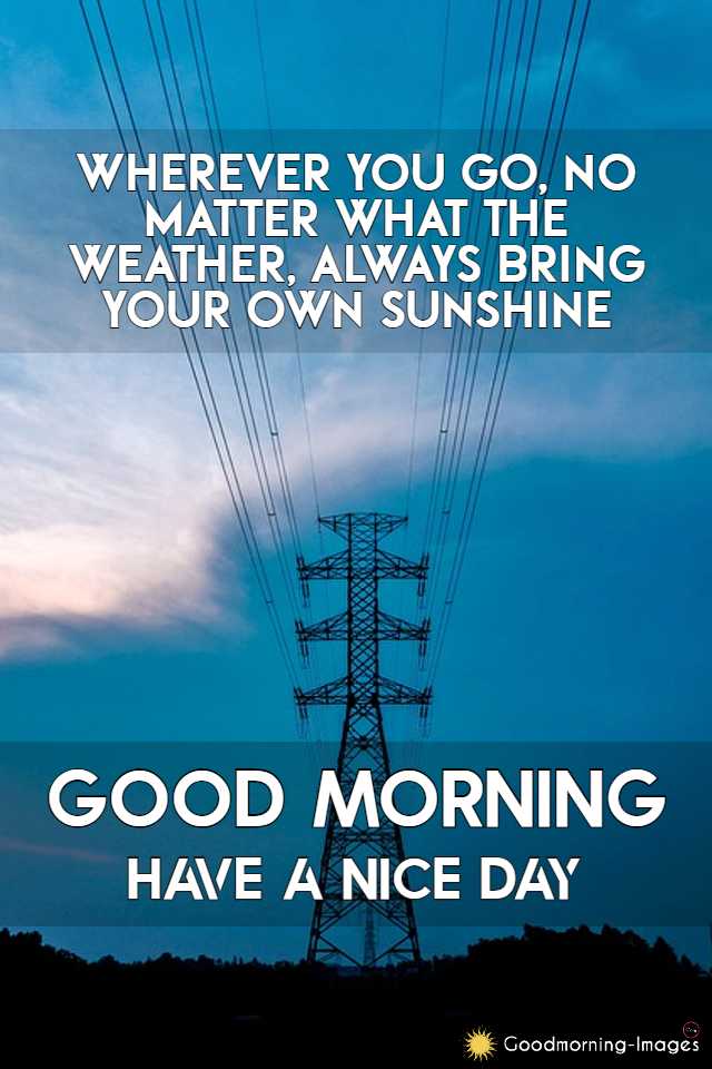 Good Morning Sunshine Wishes Pictures