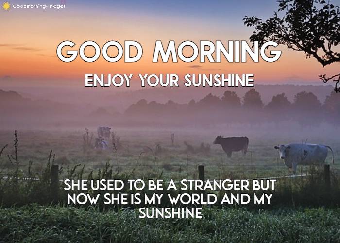 Good Morning Sunshine Images With Quotes