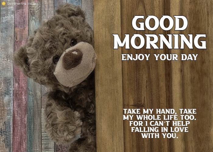 Good Morning Teddy Bear Love Images