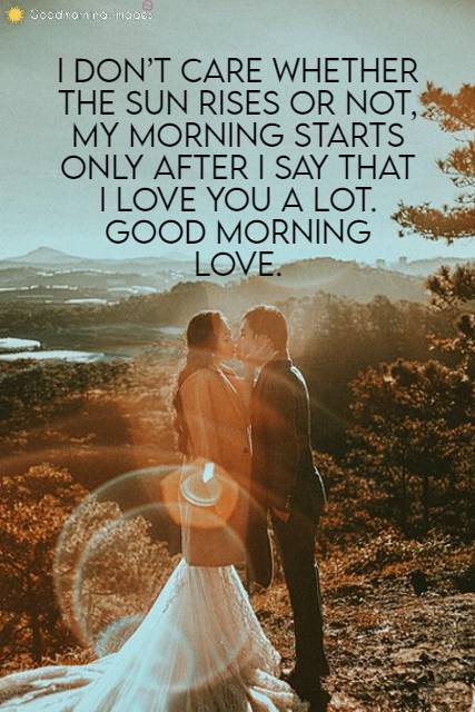 Good Morning Love Wishes Messages Images