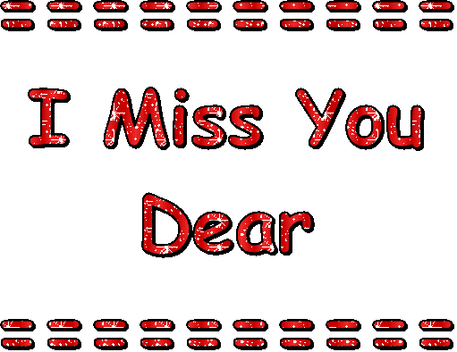 I Miss You GIF For Lover