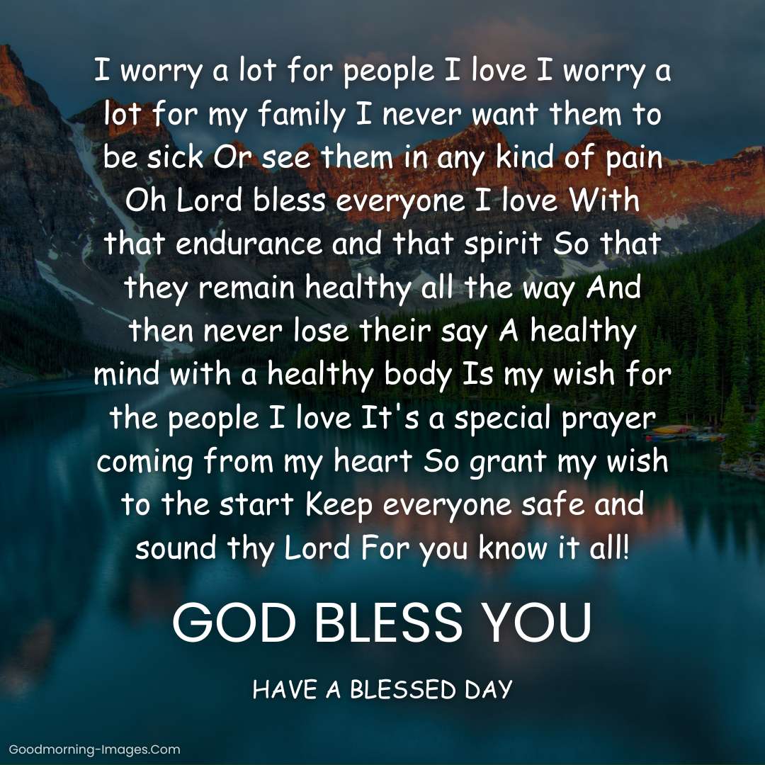 Prayers For Good Health & Strength