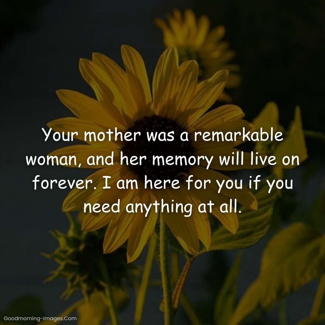 Sympathy Messages For Loss Mother