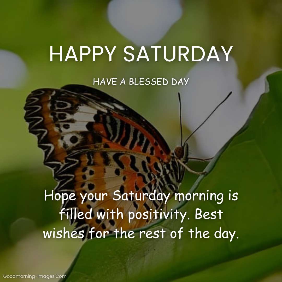 Happy Saturday Blessings