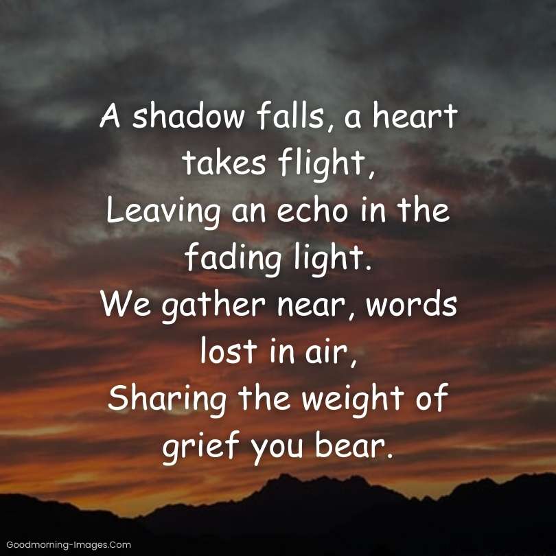 Sympathy Poems for Comfort and Condolences