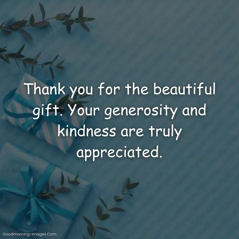 Thank You Wishes For Gifts